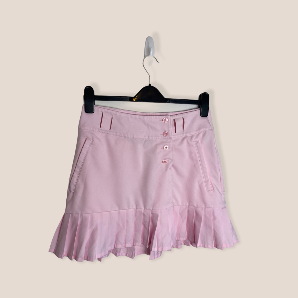Nike Golf Pleated Pastel Light Pink Skirt 4 Mini